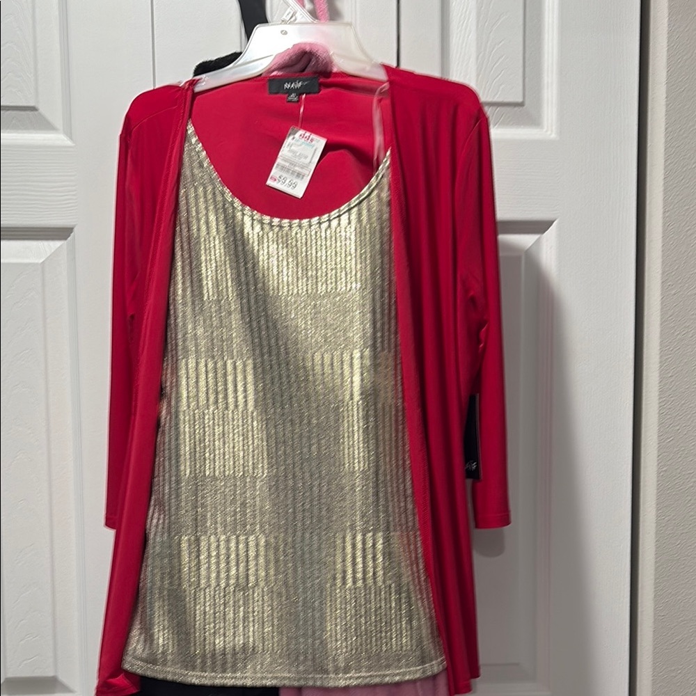 NAIF Vibrant Red Top